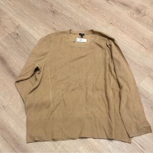 Talbots Tan Crew Neck Sweater